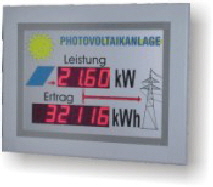 HvG Display 57mm 2zeilig, Anzeigtafel